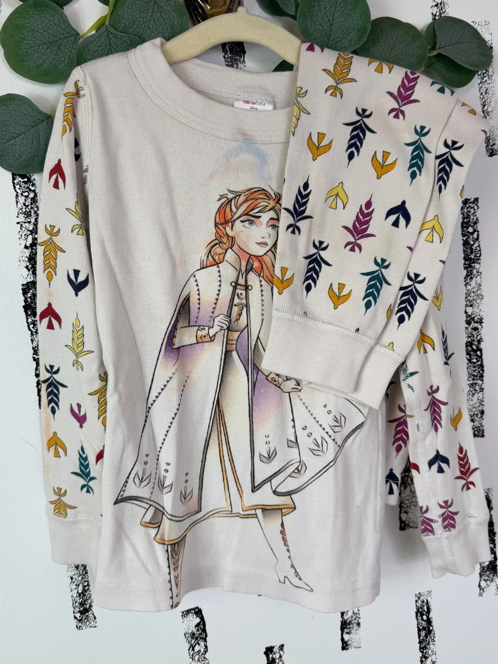 Hanna Andersson Frozen ll Anna Pajama Set Size 4